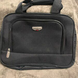 The Travelers Club Signature Small Blue Tote Bag